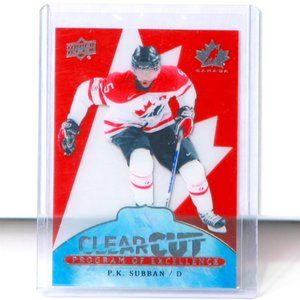 P.K. Subban Clear Cut Program of Excellence Upper Deck Team Canada Hockey POE-14